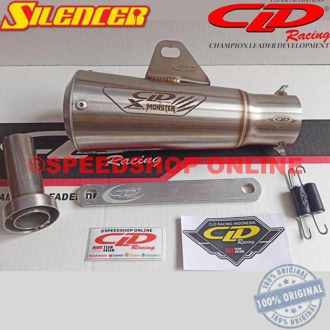 Otomotif Silencer Selencer Only Cld Racing Tipe Monster X Dan Monster Pro 50 Mm