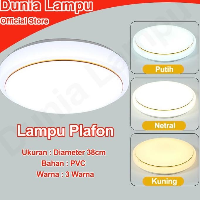 Dunia Lampu Lampu Plafon 3 Warna / Ceilling Lampu / Lampu Plafon Rumah Minimalis LED / Lampu Hias Ru