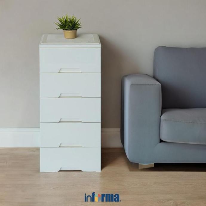 Informa Ivy Laci Penyimpanan 5 Tingkat - Ivory