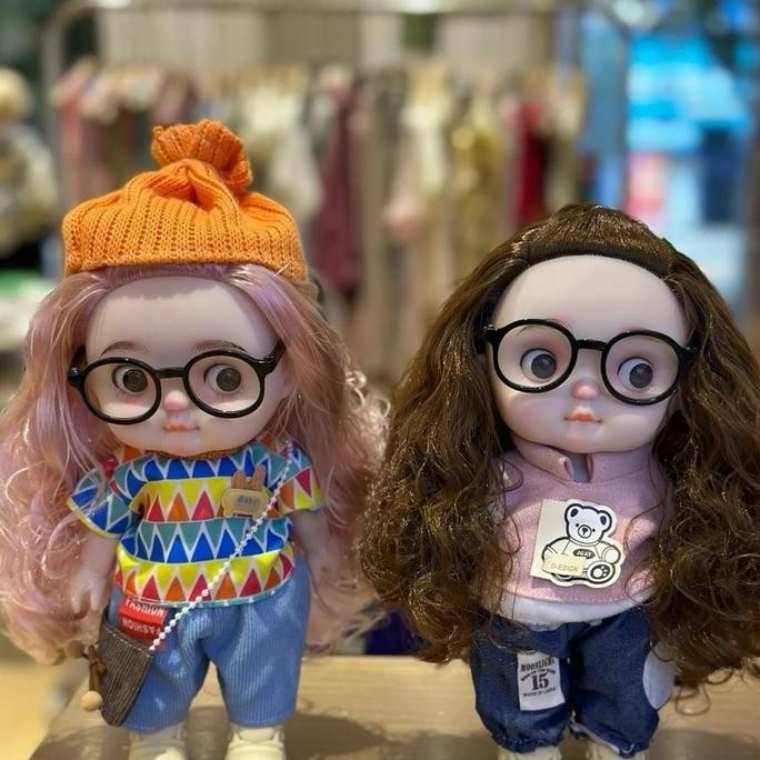 Mainan Boneka Lakuku Bjd 28Cm, Boneka Korean Head Premium Doll, Kado Ulang Tahun Viral