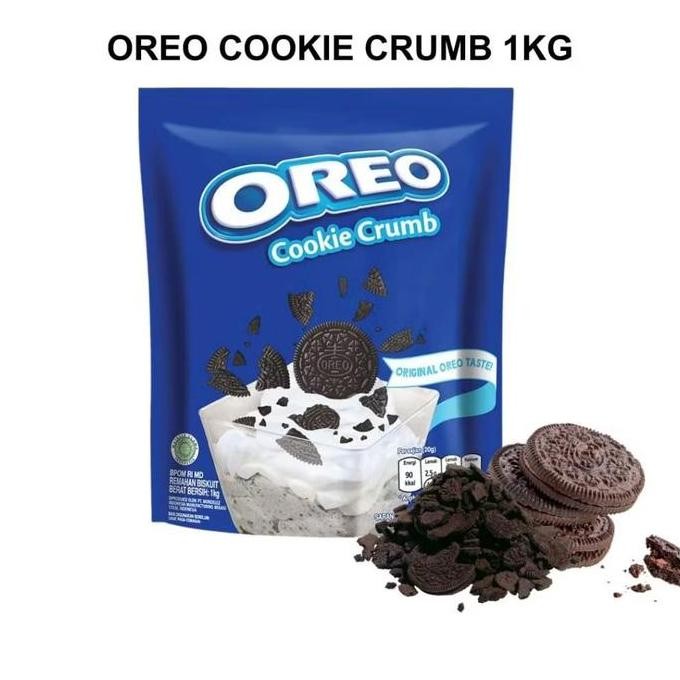 Oreo Cookie Crumb 1Kg / Biskuit Oreo Crumb 1Kg