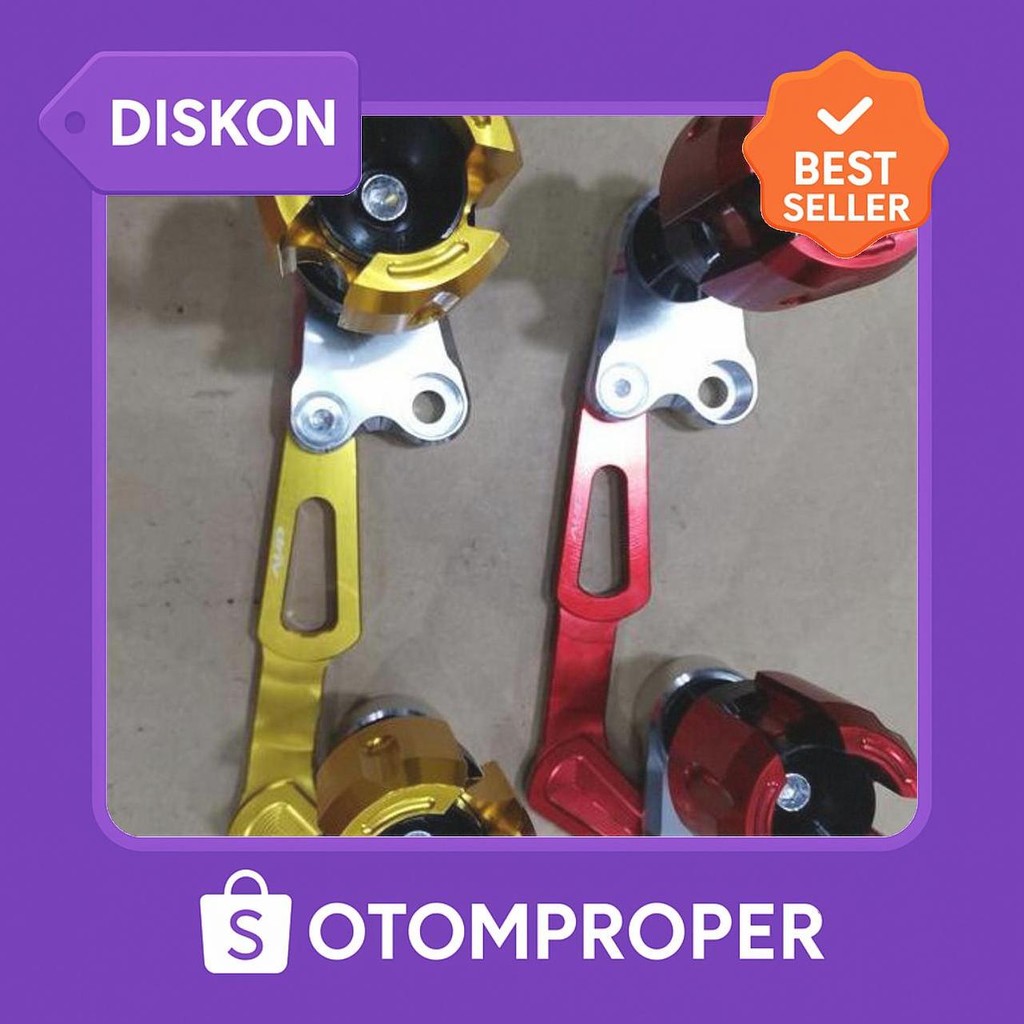 Slider Knalpot Nmax Merah Full Cnc
