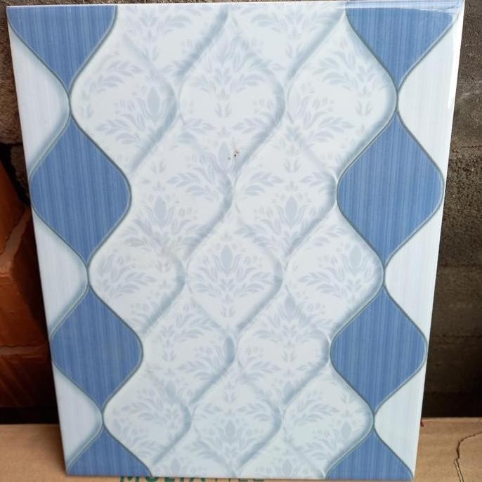 Terbaik Keramik 20X25 Biru Motif/ Keramik 20X25 Biru Motif 2 100% Ori