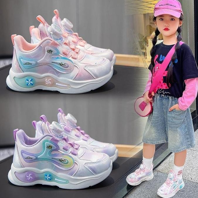 Lvr Size 26-37 Sepatu Sneakers Anak / Sepatu Sport Anak Lv0542