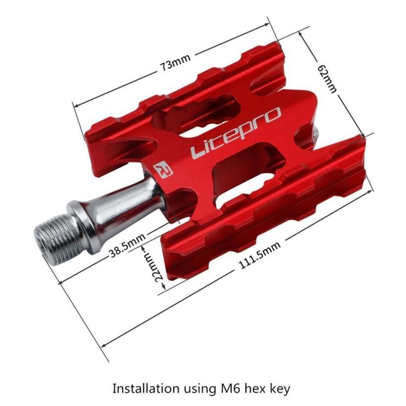 Litepro Pedal Sepeda K3 Bearing Ultralight Alloy Original Dan Terpercaya