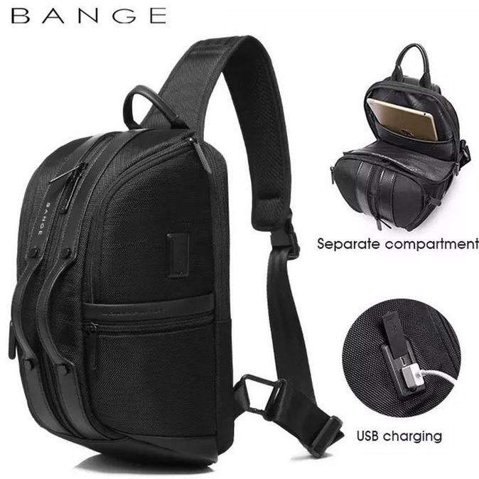 New Arrival Bange Tas Selempang Pria Tas Pria  Slingbag  Pria Bg77177