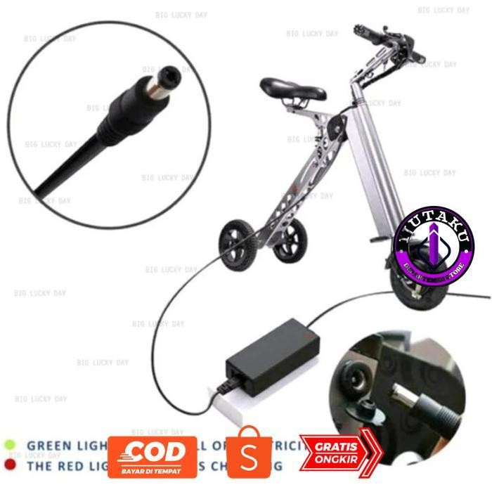 fb-4 PJ24 Charger 36v lithium output 42v 2A scooter listrik exotic inokim light fiido dyu himo cas b