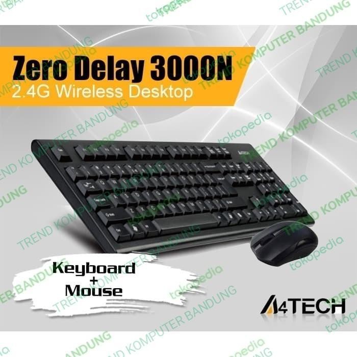 Keyboard Mouse Wireless A4TECH 3000N Precision / keyboard wireless