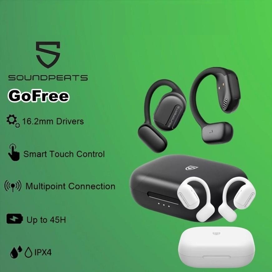 READY INSTANT SoundPEATS GoFree Go Free TWS True Wireless Open Ear Comfort Sport