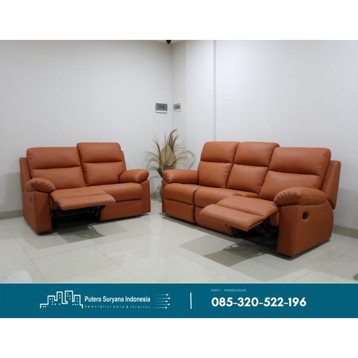 Sofa Recliner 3 Seater + 2 Seater Termurah Best Quality 100% Original