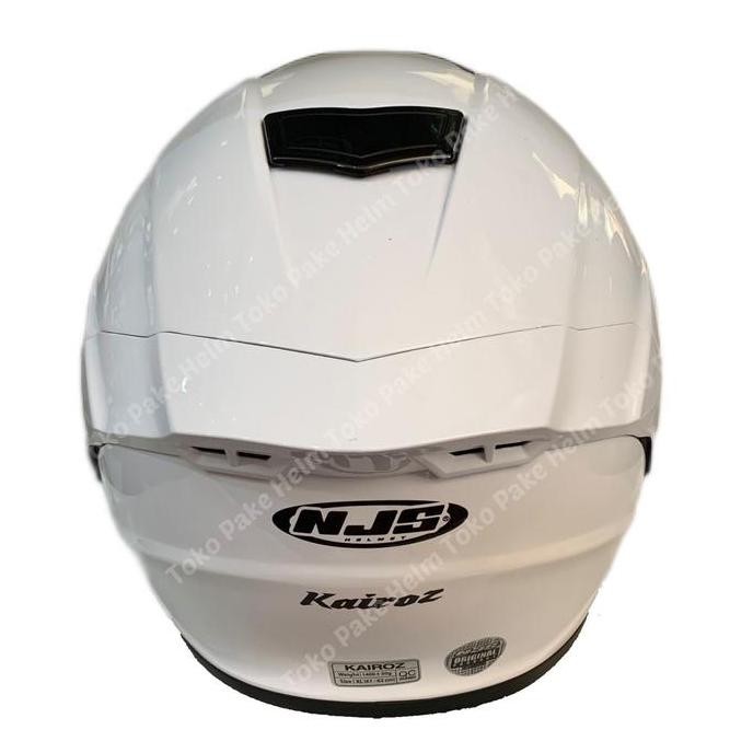Helm Njs Kairoz Putih White Half Face Original 100%