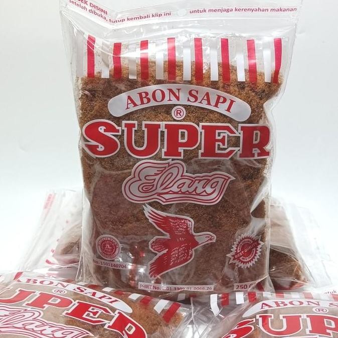 New Abon Sapi Cap Elang Asli Boyolali 250 gram Abon Sapi Super Cap Elang