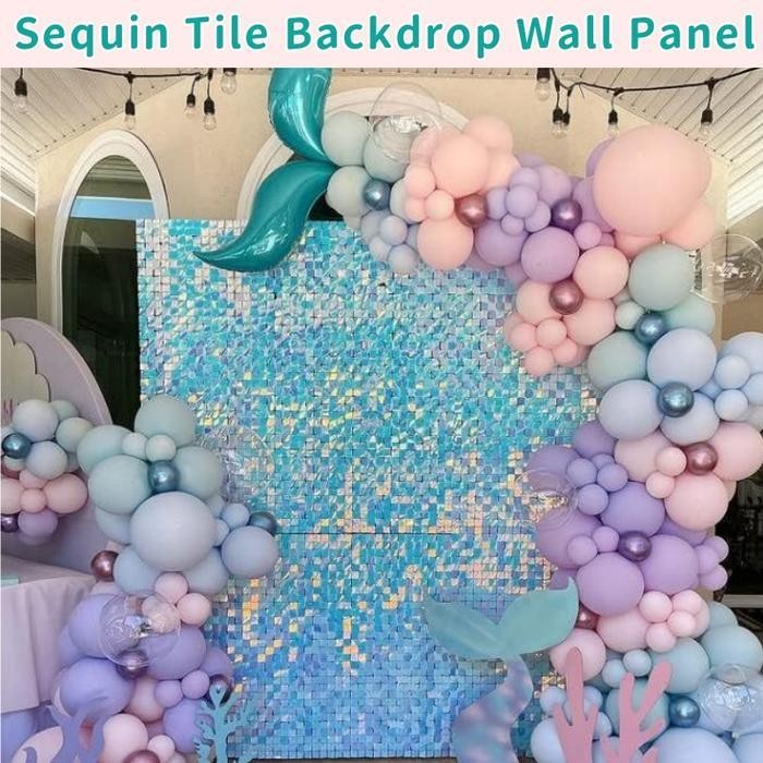 FS Vixplorn Wall Panel Mozaik Tile Kaca 3D Dekoratif 30x30cm Untuk Dekorasi Dinding Interior Rumah D