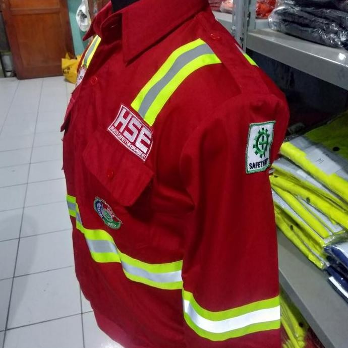 (Expert) SERAGAM ATASAN HSE KANCING FULL LOGO