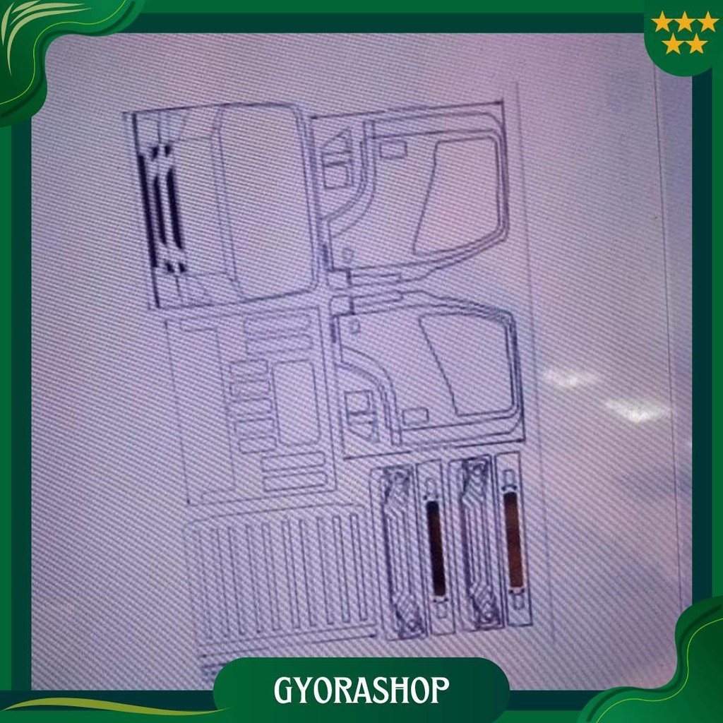 Miniatur Truk Oleng | Pola Kabin Giga Ready Promo