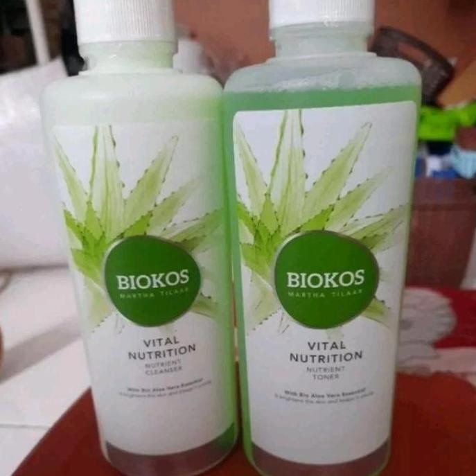 biokos 30s vital nutrition nutri cleanser 460ml dan nutri toner 480ml