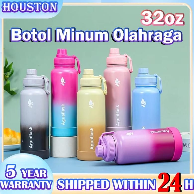 Botol minum olahraga 30oz/Botol minum stainless/Anti Tumpah/Botol minum musim panas