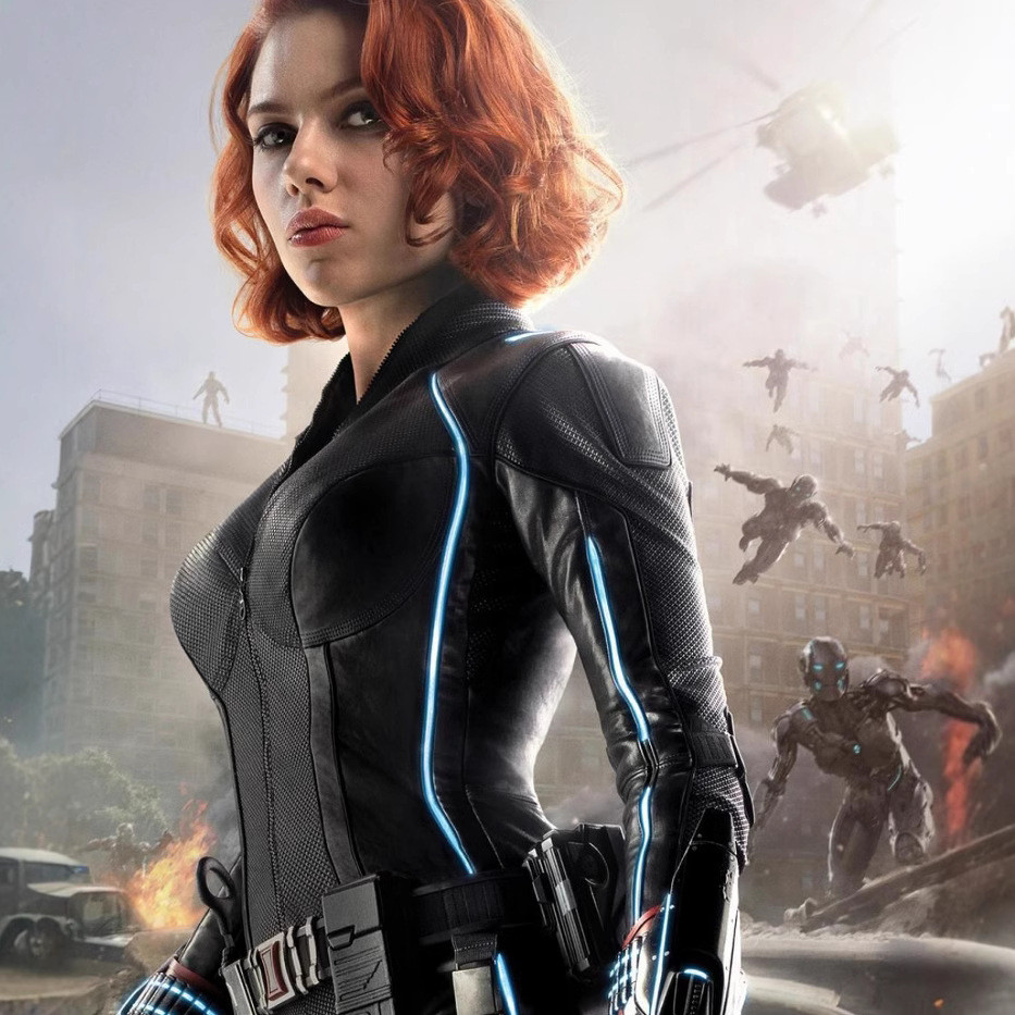 Marvel Black Widow Costume Jumpsuit Uniform Adult Women Performance Outfit Halloween Avengers Fashio