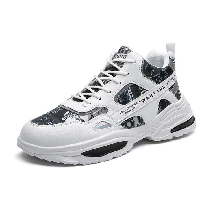 TBIG [COD] Sepatu Pria High Top Bruce WTH Sepatu Import Pria Sekolah Kuliah Kerja Santai