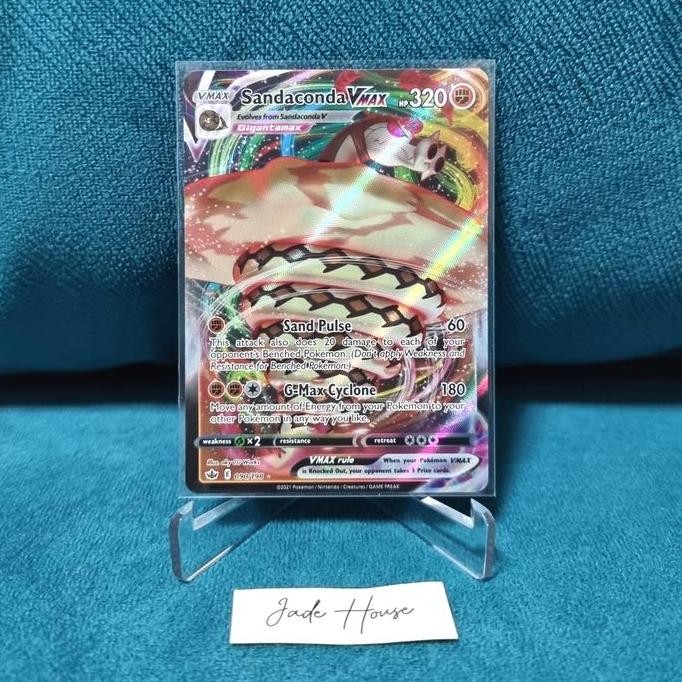 New  Sandaconda VMAX 090/198 (Chilling Reign) - Kartu Pokemon TCG English