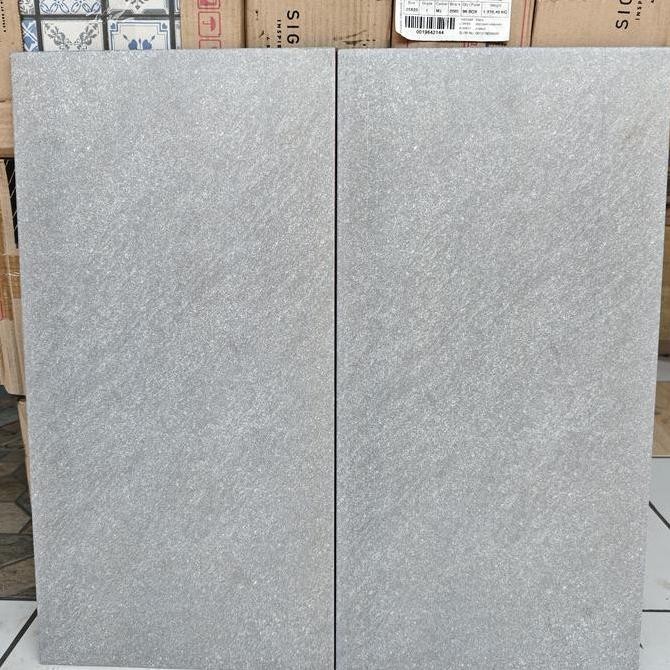 KERAMIK 30X60 ABU MATT POLOS