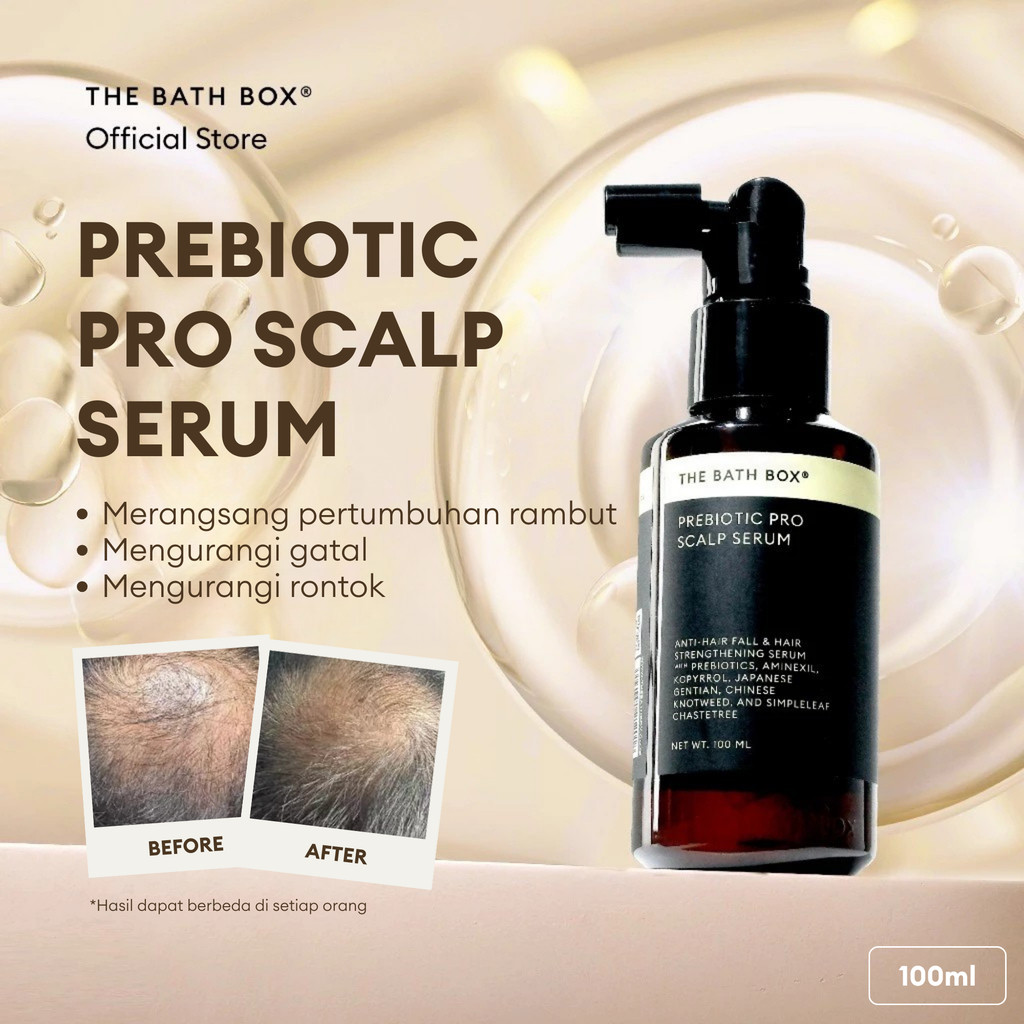 THE BATH BOX - Prebiotic Pro Scalp Serum (Rontok, Anti Rontok, Menumbuhkan Rambut, SLS Free, Shampoo