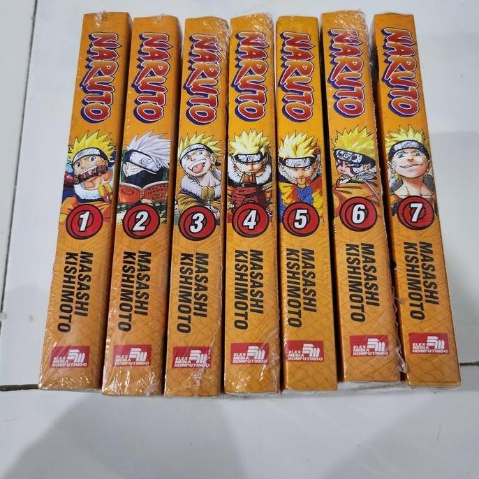 Komik Naruto Bind Up Set Vol 1-7 Segel Ori