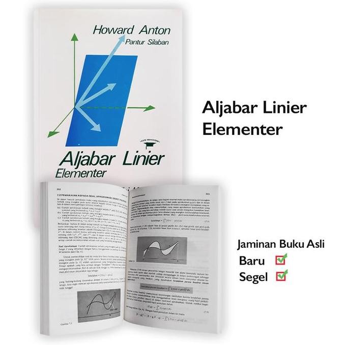 Buku Aljabar Linear Elementer Edisi Ke 3 Howard Anton Erlangga