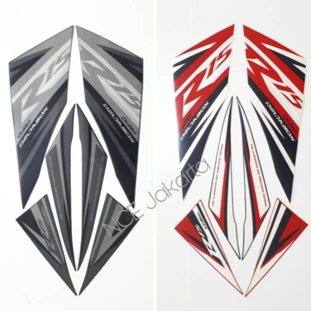 Stiker Striping Motor Yamaha R15 2014 Hitam Merah