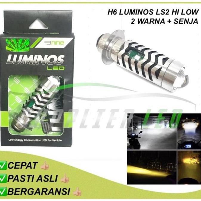 New Lampu led ls2 luminos h6 putih kuning