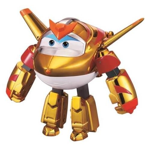 Alpha Group Robot Superwings Deluxe Transforming Golden Boy