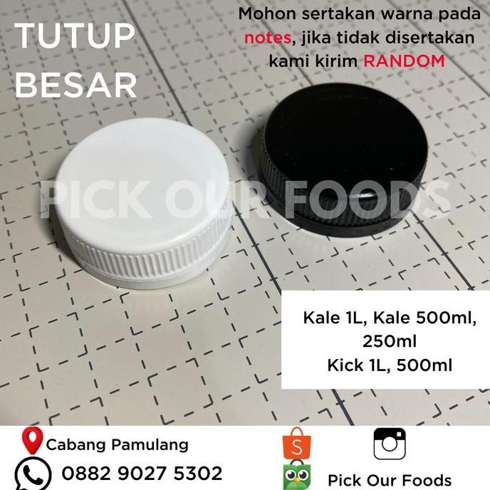 Botol Kale Plastik 1000ml / Botol Minuman kopi 1L KHUSUS GOJEK / GRAB