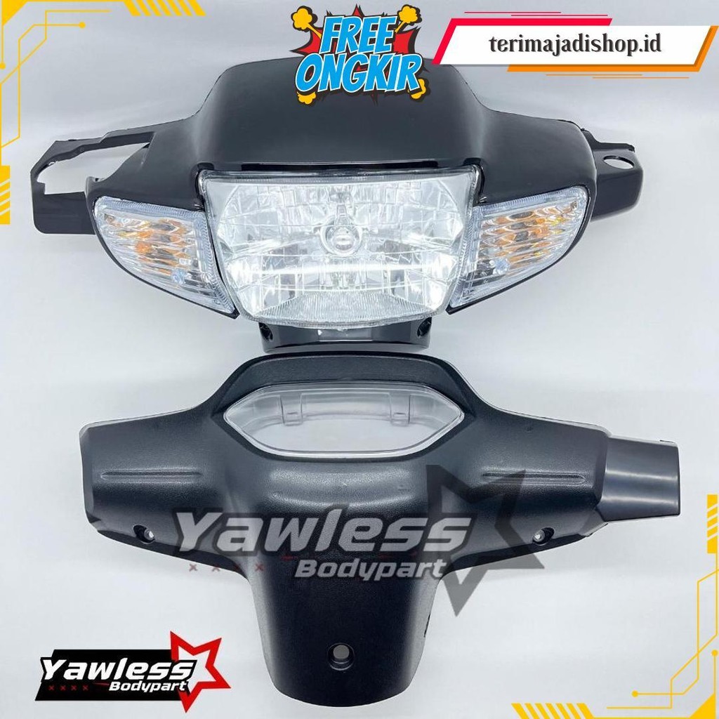 Batok Supra X Lama Depan Belakang + Lampu Depan Supra X Lama Full Set Original Produk