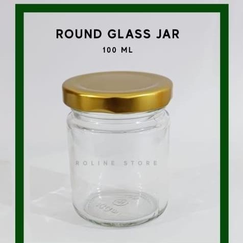 BOTOL KACA 100ML | JAR KACA MADU/SELAI/BUMBU