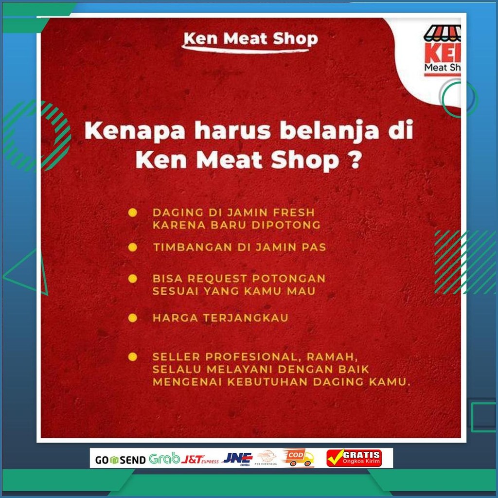 Iga Babi 1Kg Non Halal