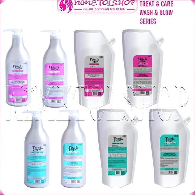 INAURA Treat Care / Wash Blow Shampoo OR Conditioner 1000ml Sampo Shampo Perawatan Rambut Rusak Kusu