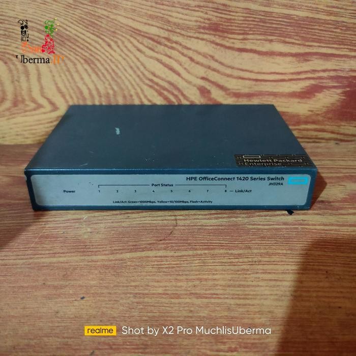 Desktop Switch Hub Hp Jh329A 1420 8G 8-Port Gigabit Switch Limited