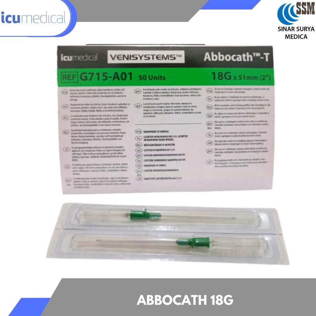 Limited - Abbocath Jarum Infus 14G, 16G, 18G, 20G, 22G, 24G, 26G