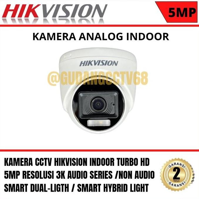 Kamera Hikvision Indoor 5Mp Turbo Hd Audio Series