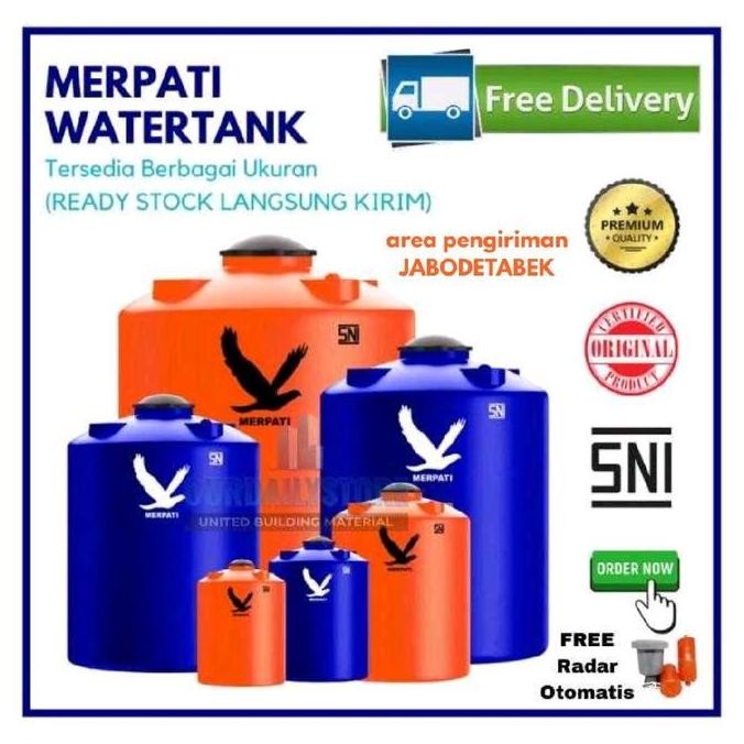 Tangki Air / Toren Air / Tandon Air Liter Tp 500 Sni Kualitas Terbaik Harga Termurah
