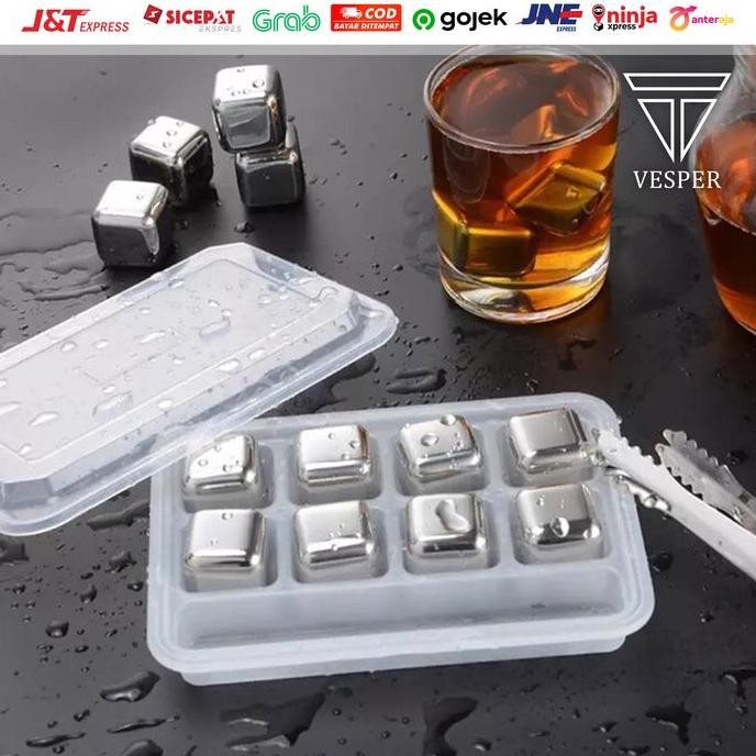 Stainless ice cubes / whiskey stone stainless / whisky stone stainless