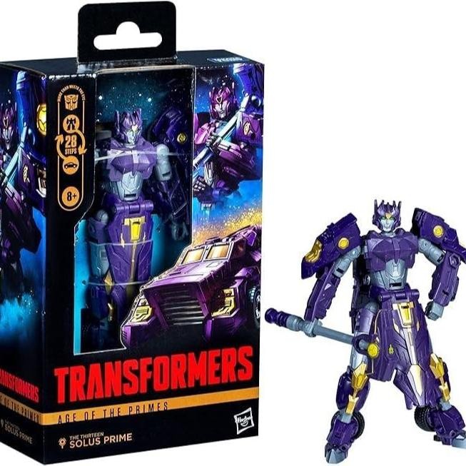 Ready Transformers Age Of The Primes Deluxe Class The Thirteen Solus Prime, 5.5-Inch Converting