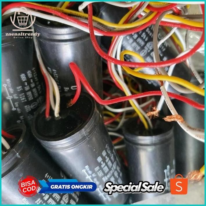 Gratis Ongkir Xtra Gha-68 Kapasitor Mesin Cuci 2 Tabung ( Untuk Merk Sanyo, Aqua, Sanken, Sharp, Pol