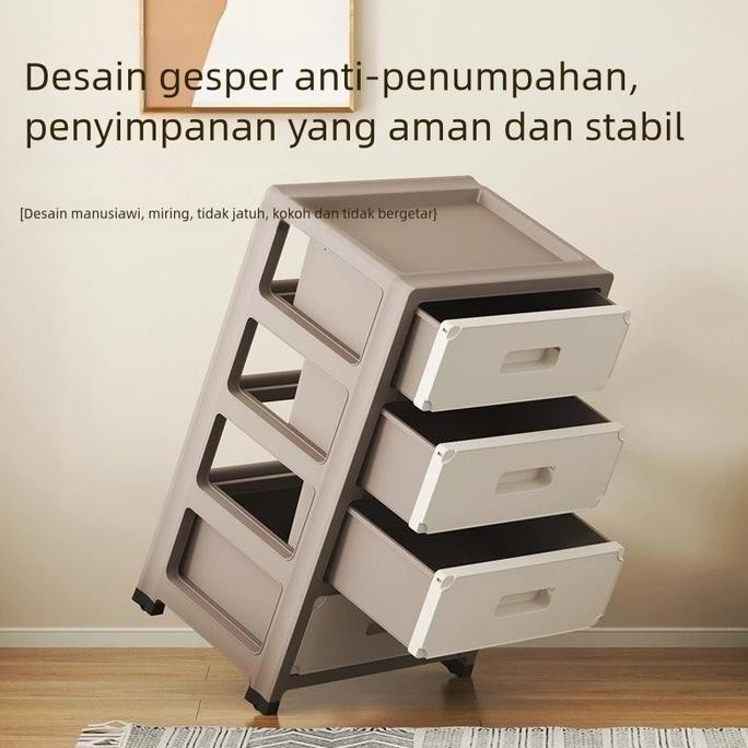 rak laci aesthetic  plastik kecil minimalis lemari plastik 2 susun murah lemari mainan lemari mainan
