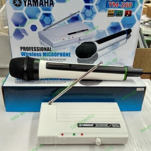 Mic Mik Wireless Tanpa Kabel Yamaha Ym260 260