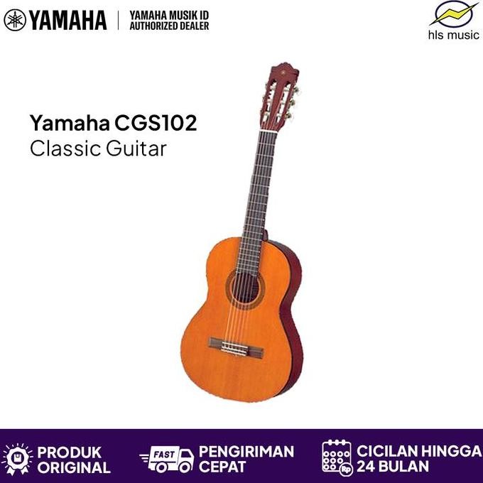 Yamaha CGS102 Gitar Klasik Size 1/2 Gitar Senar Nilon Untuk Anak-Anak Original