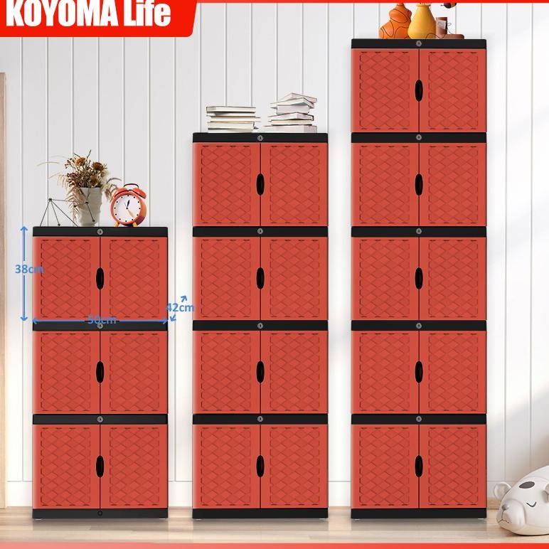 Lemari Plastik Pakaian/loker plastik /Lemari Pakaian Plastik  5 Susun