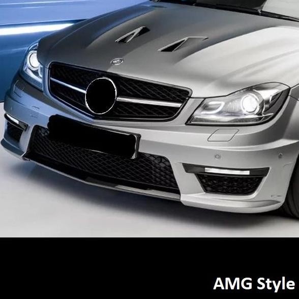 Mercedes W204 Mercy C Class Grill Hidung Chrome Grille Diamond GTR AMG