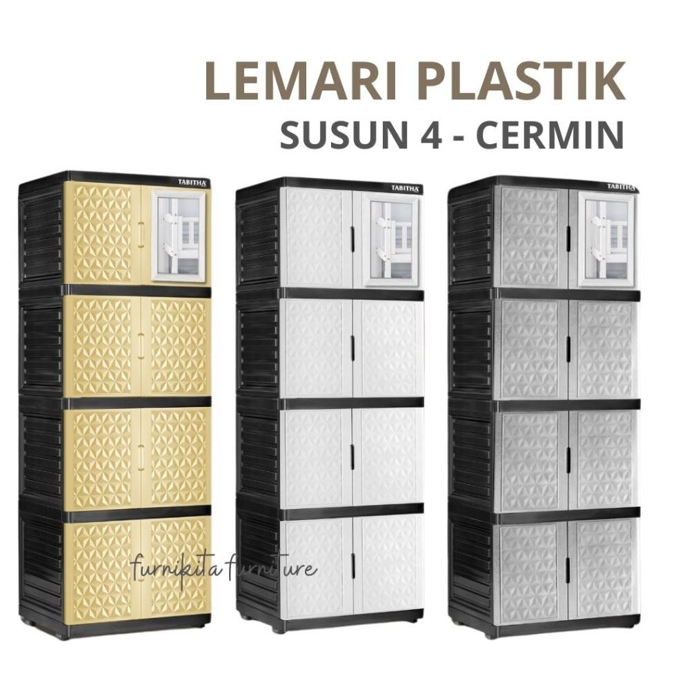 LEMARI PLASTIK TABITHA SUSUN 4 MINI TABITHA