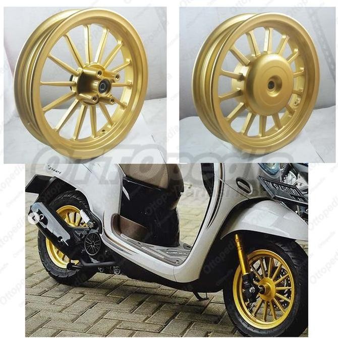 Velg Pelek V Rossi Galaxy Ring 12 All New Scoopy  Uk 215/250 B14 Original